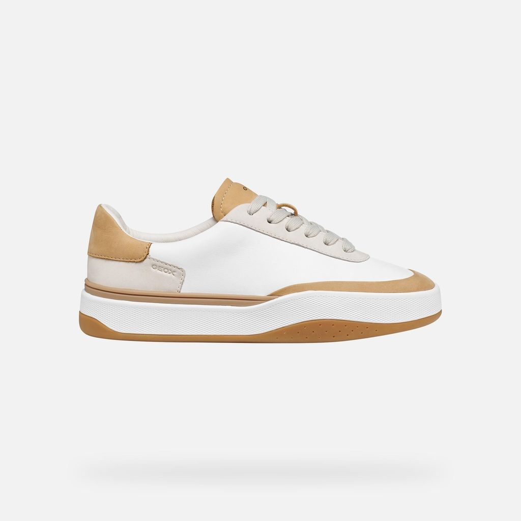Geox Weiße Damen-Sneaker Dynamia 38