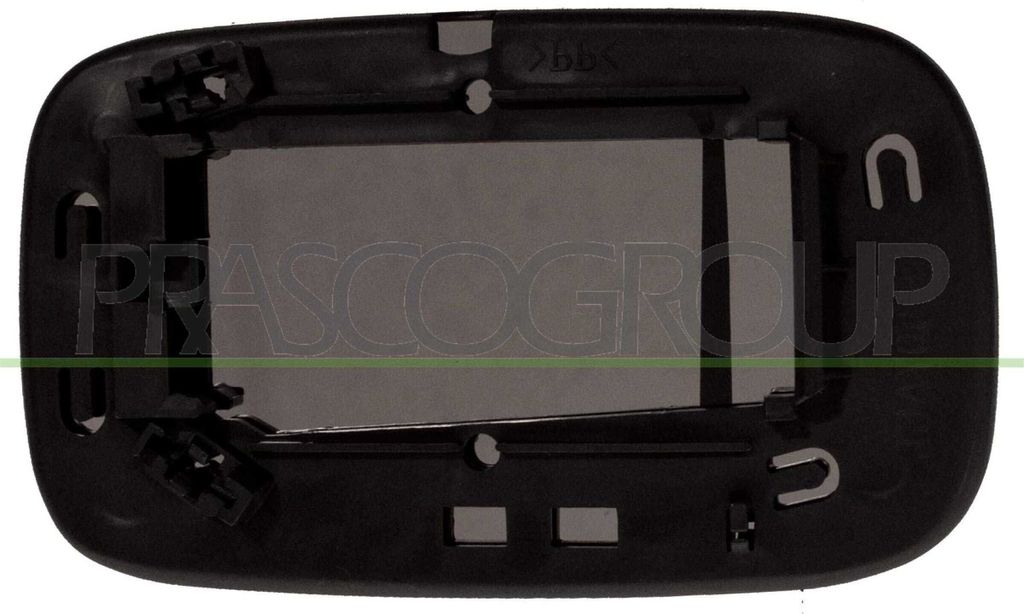 PRASCO Spiegelglas Außenspiegel Rechts für VOLVO V50 (545) Konvex VV3207503