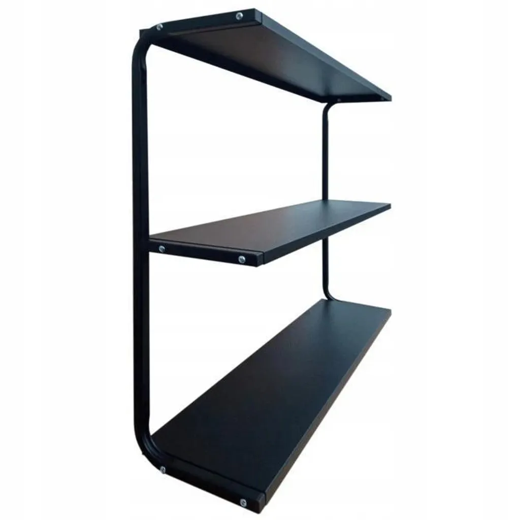 Scaffale a Parete Metallo 3 Livelli 53cm per Garage e Officina - Robusto