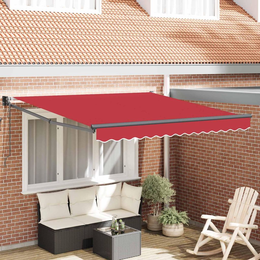 Maison Exclusive - Markise Rot 300 x 250 x 165 cm Polyester