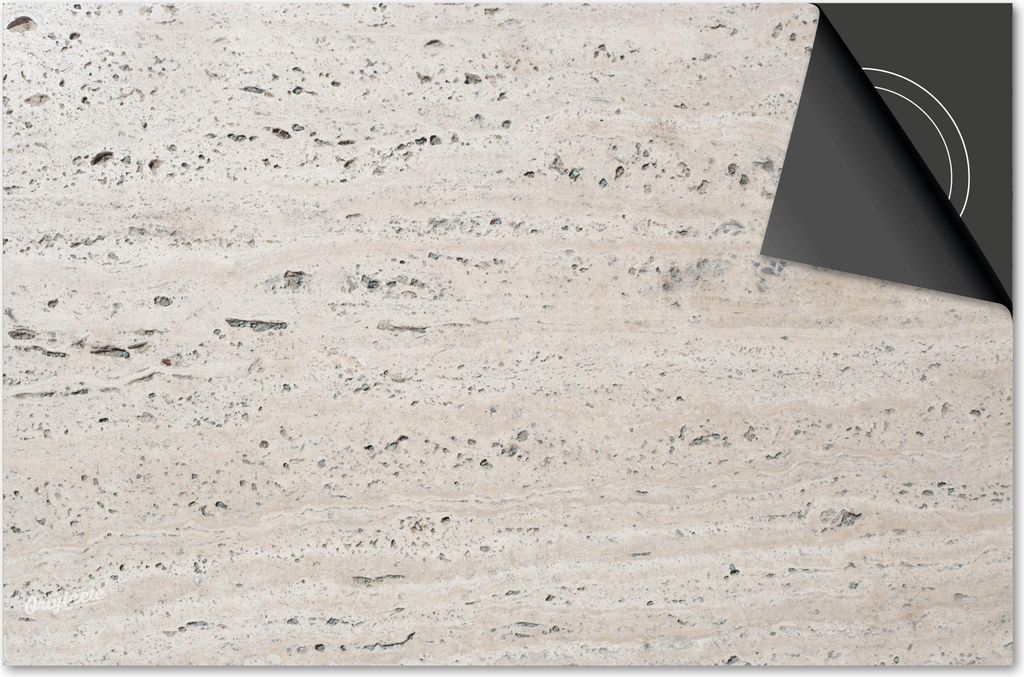 Induktionsschutz 60x52 - abdeckplatte Induktion matt- Dietrix Kochfeldschutz- DELUXE - Beton - Weich Gelb Speckle