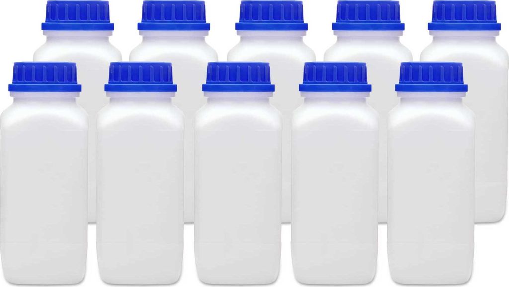 1000 ml Weithalsflasche mit Schraubverschluss Produktbild 