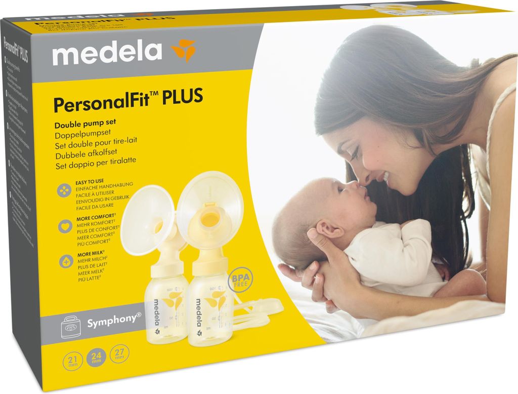 Medela PersonalFit PLUS Doppelstabfüllset für Symphony, Produktbild 