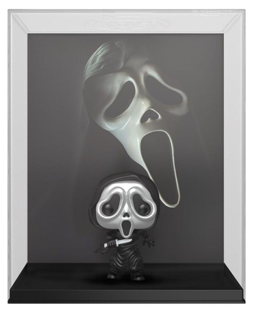 Scream POP! VHS-hoezen, vinylfiguren, Ghost Face, 9 cm Productafbeelding 