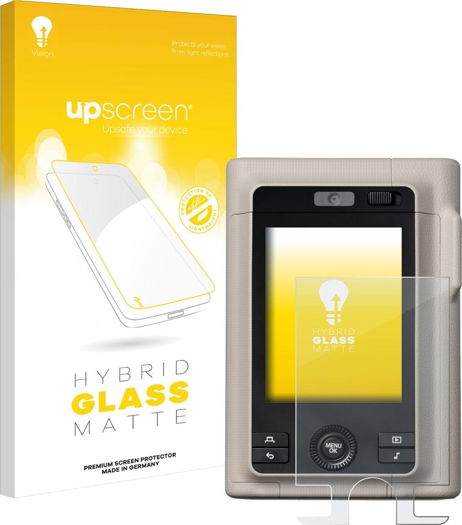 upscreen Entspiegelungs Schutzglas für Fujifilm Instax Mini LiPlay Plus Schutzfolie Panzer Folie Glas Display Schutz matt