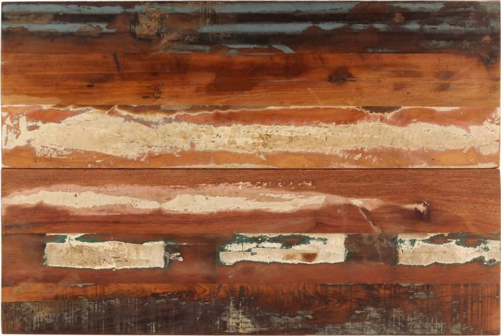 The Living Store Tischplatte Rechteckig 60x90 cm 15-16 mm Altholz Massiv