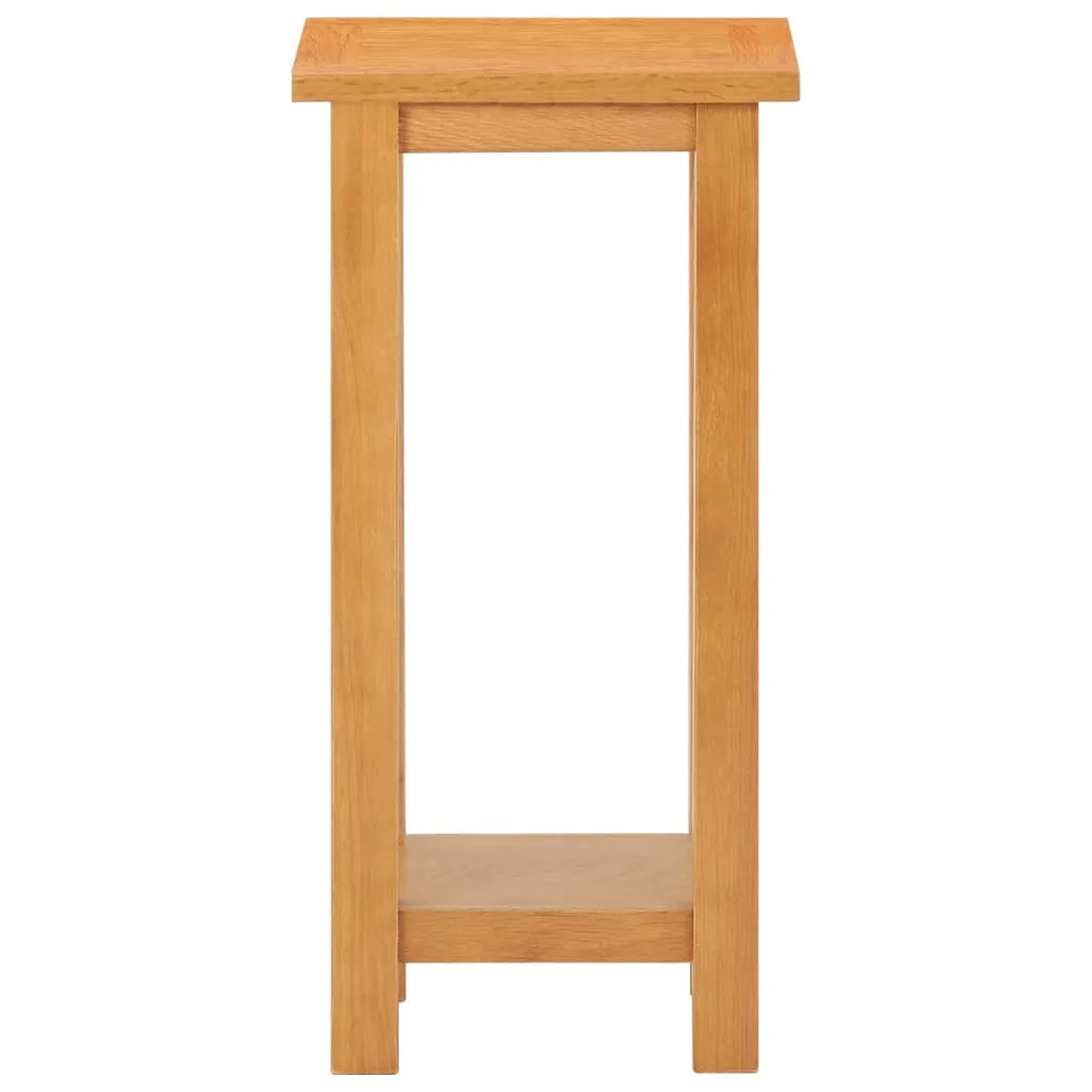 Table d'appoint robuste en chêne massif 27x24x55 cm - Finition Huilée