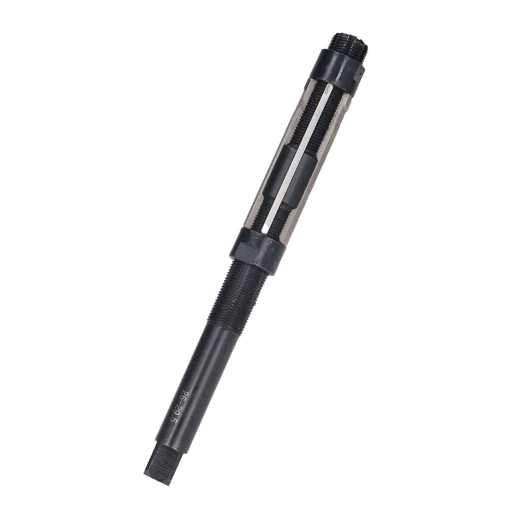 6-schneidige Handreibahle, 9SiCr-Metall, verstellbar, gerader Schaft, Schneid- und Bohrreibahle, 26–29,5 mm