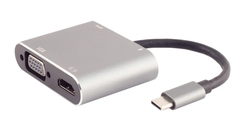 Station d'accueil 4-en-1 USB-C shiverpeaks BS14-05026 haute vitesse