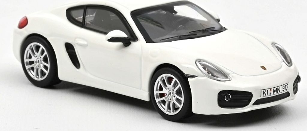 Norev 750037 Porsche Cayman S weiss 2013 Maßstab 1:43 Produktbild 11