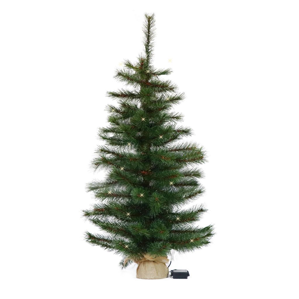 Künstlicher Weihnachtsbaum LED warmweiß kiefernähnlich mit Produktbild 