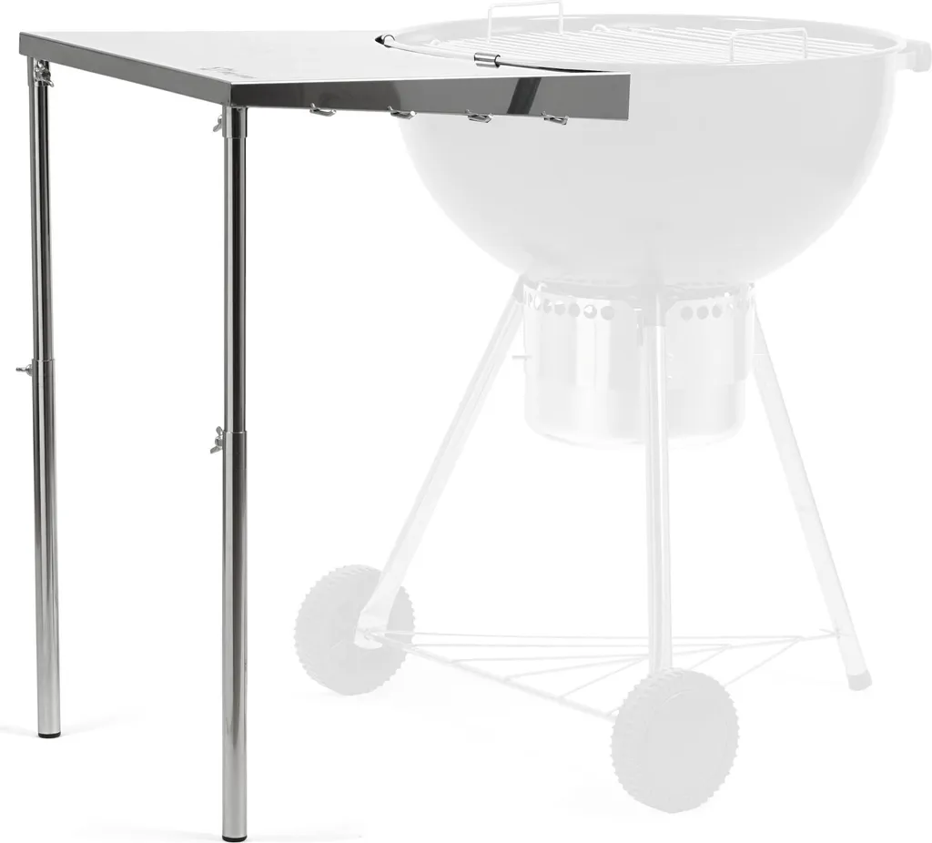 Tablette Latérale de Barbecue Inox - Plan de Travail pour Gril de 57 cm