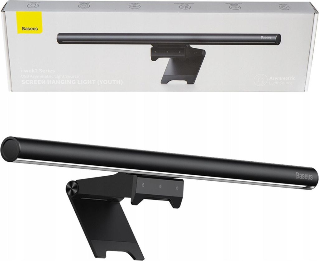Baseus I-Wok 2 Monitor luminoso con pannello tattile (nero) Immagine del prodotto 
