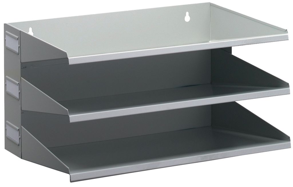 DURABLE Sortierstation Business 3 Fächer grau