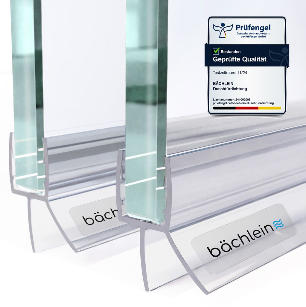 Duschtürdichtung Glasstärke 8 mm Ersatzdichtung - Duschdichtung Wasserabweiser