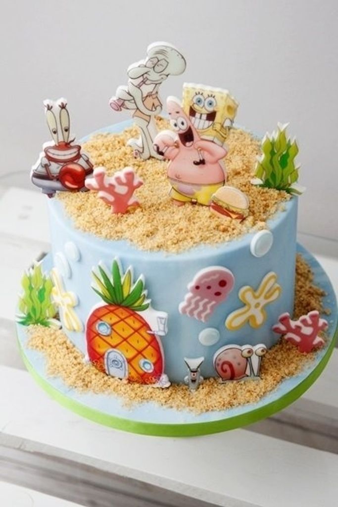 Sweetfanaberia | Tortendekoration Set SPONGEBOB - 18 Teile Produktbild 4