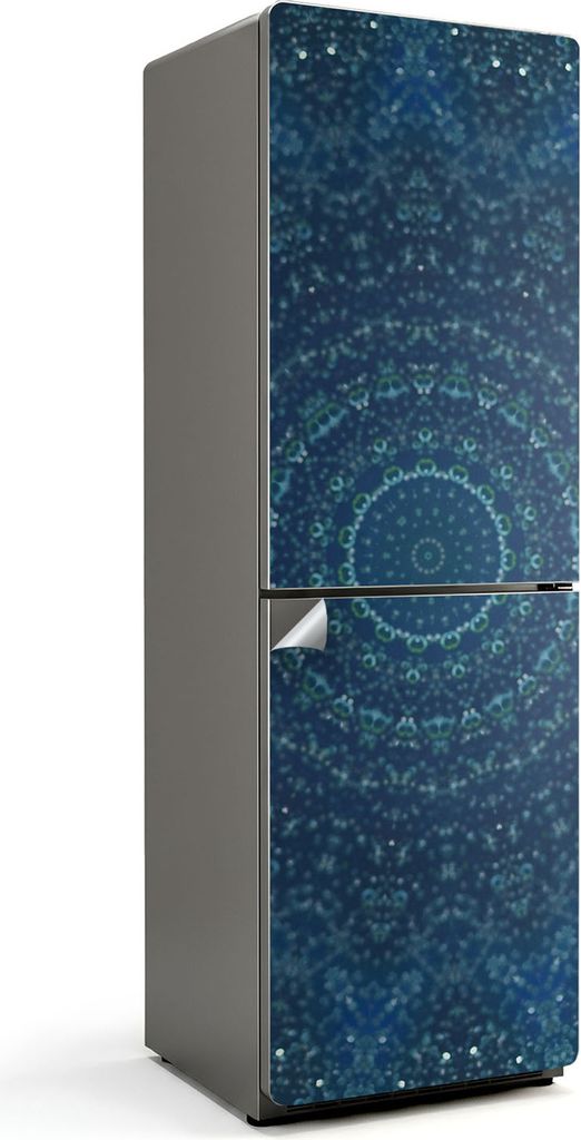 Natursteinspirale – Kühlschrank Aufkleber – Klebefolie Kühlschrank – Kühlschrank Dekor – Kühlschrankfolie selbstklebend – Küchen Dek...