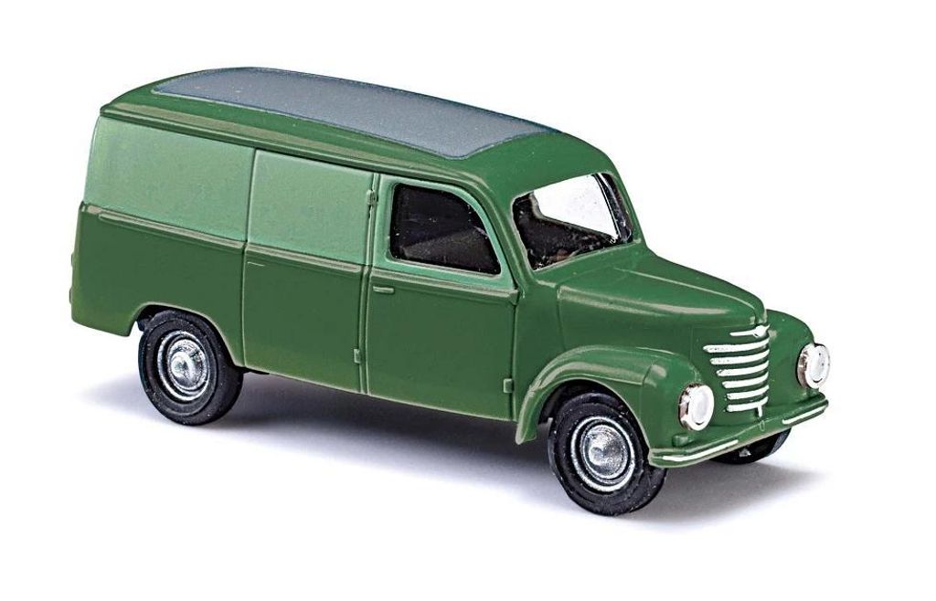 BUSCH Framo Kastenwagen grün-hellgrün 8672 Automodell 1:120