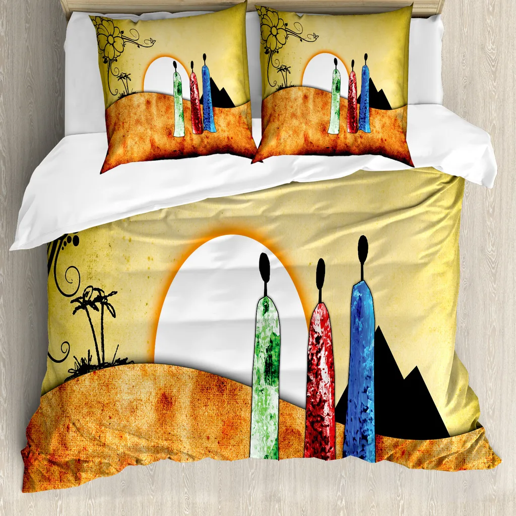 Offerta Set Copripiumino Africano ABAKUHAUS | Matrimoniale Antiacaro