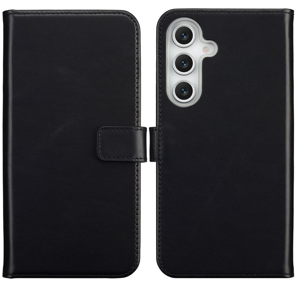 Funda de Cuero Auténtico tipo Libro para Samsung Galaxy S25 Imagen del producto 