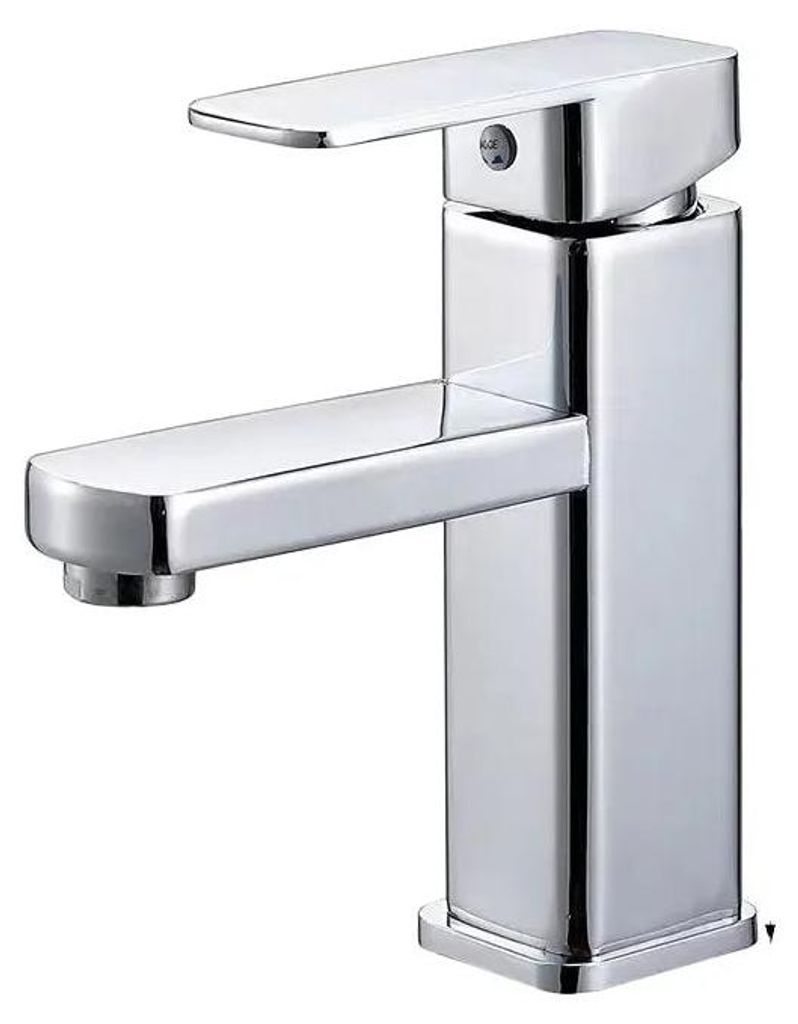 Rubinetto da bagno nero/cromo, miscelatore per lavabo, Immagine del prodotto 