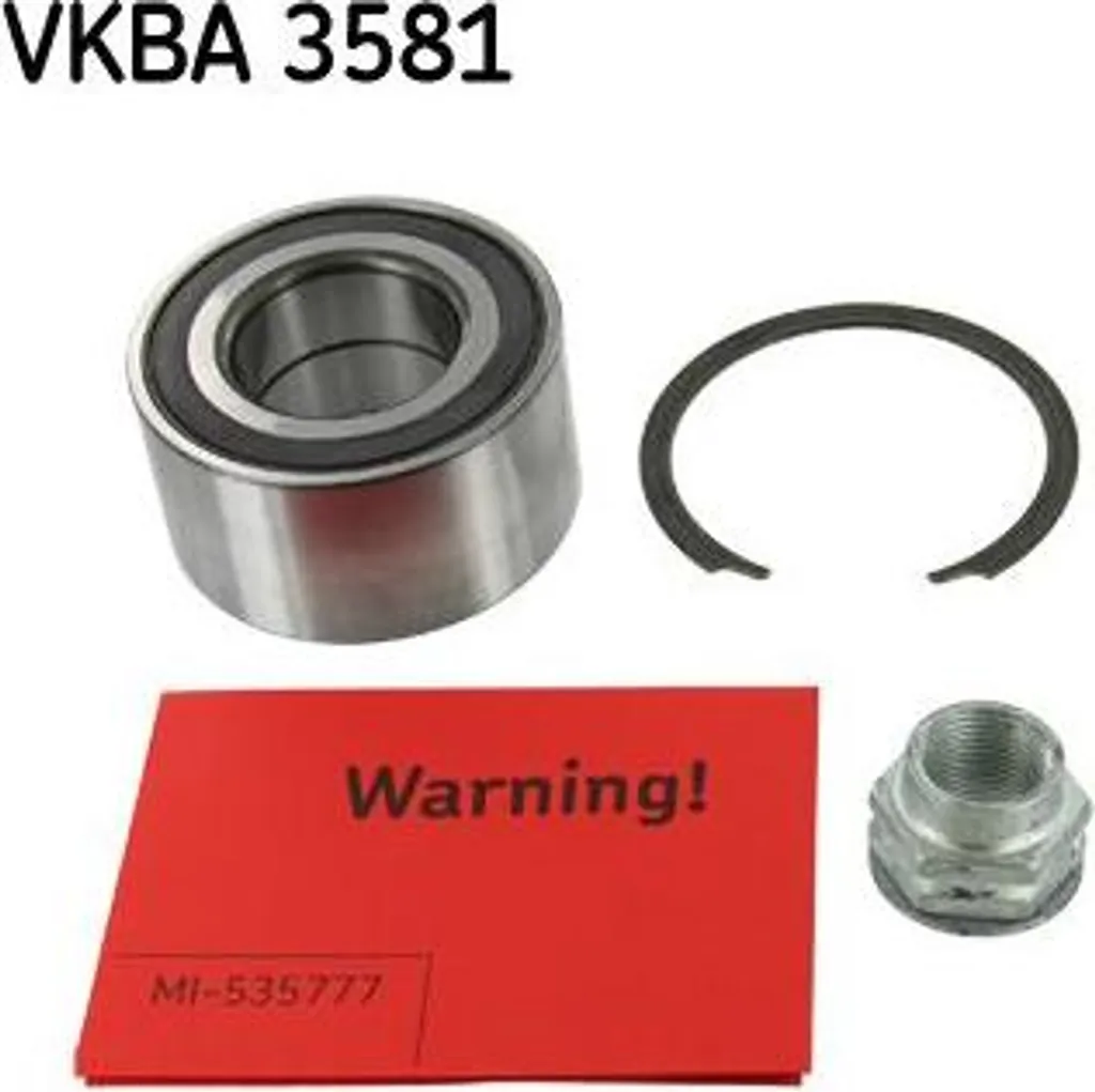 Kit de roulement de roue arrière SKF VKBA 3581 compatible E-Mehari