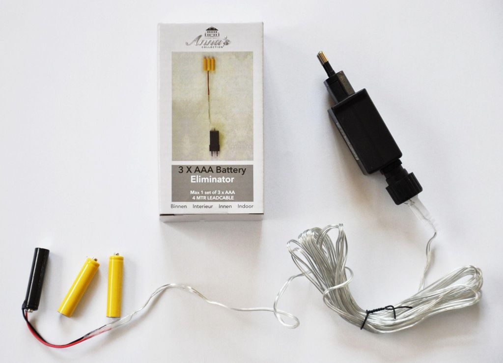 Transformateur 4,5V 4m de câble d'alimentation 3xAAA Image du produit 