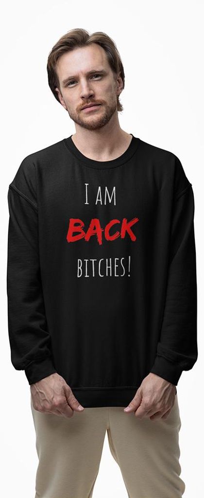 D&B Design Uni Pullover SWEB00026 Back Schwarz-Größe 3XL