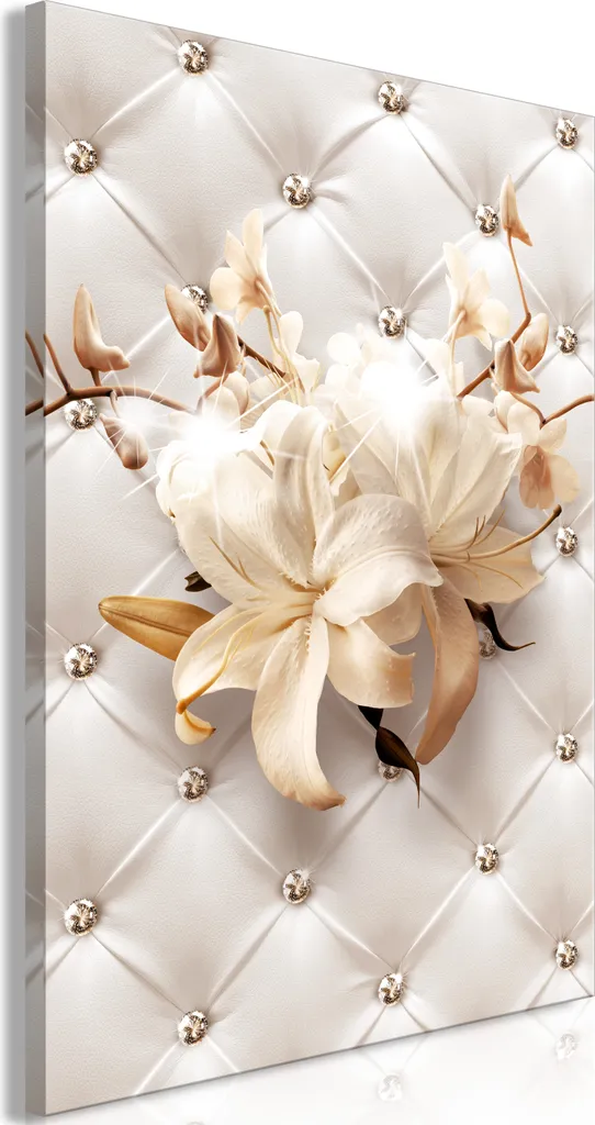 Quadro Gigli Diamantati 80x120 cm - Stampa su Tela Moderna per Soggiorno