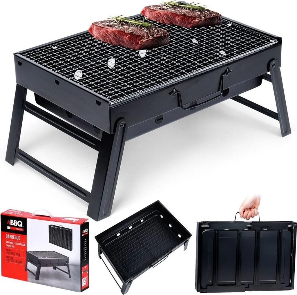 Barbecue Pliable Gain de Place DSS 43x29 - La Solution Grillade Nomade - 12