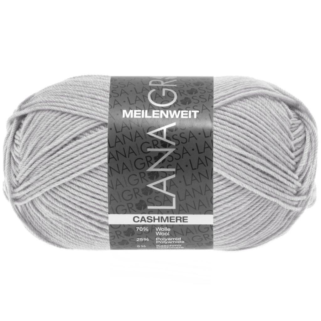 Meilenweit 50 Cashmere 035 | Silbergrau Produktbild 