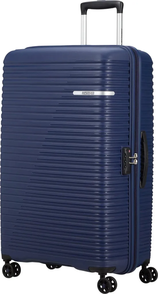 Valises American Tourister Liftoff Bleu Minuit avec 4 Roues Doubles