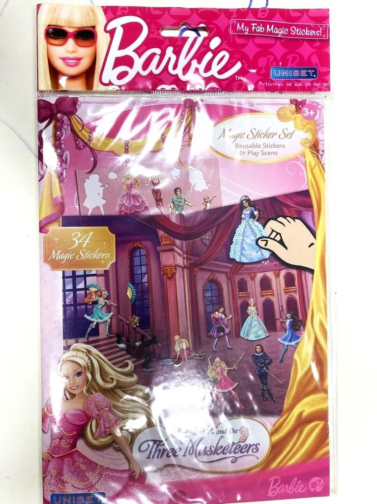 Lot de 34 Autocollants Barbie Van der Doelen pour Vitre + Panorama Inclus