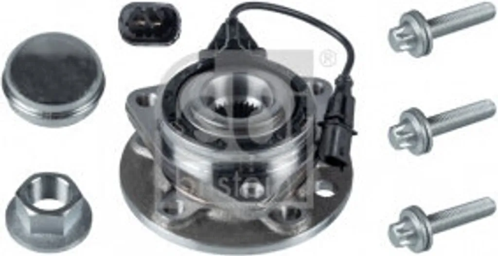 Kit roulement de roue arrière FEBI 23377 compatible Opel Vectra C Z02