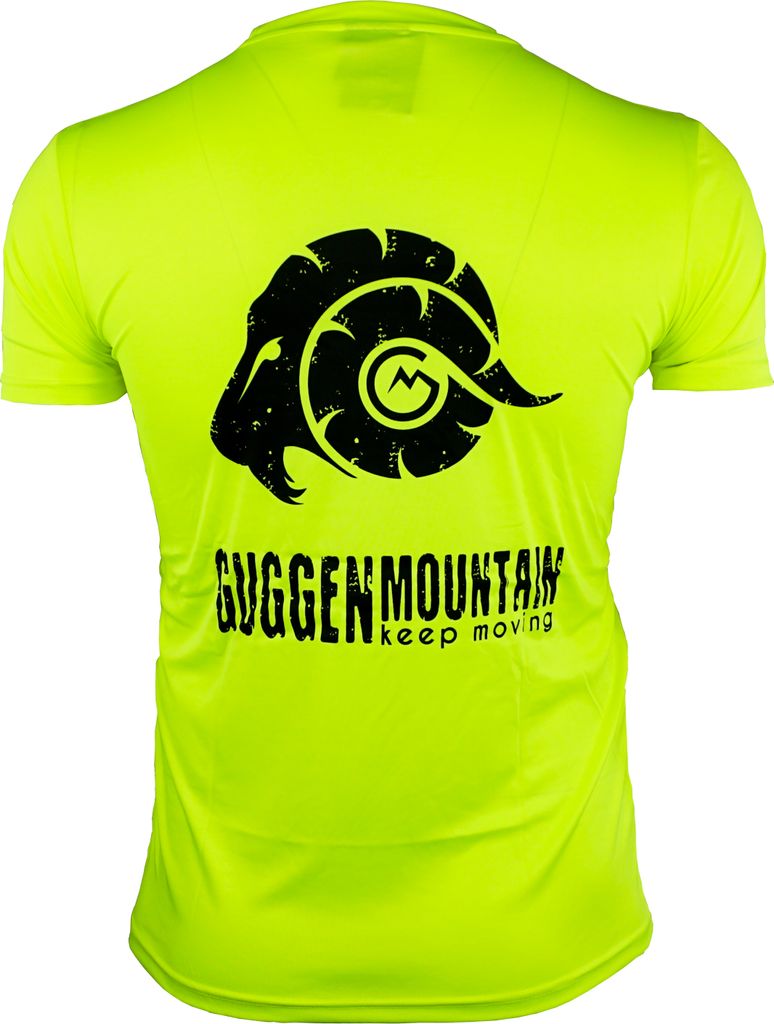GUGGEN MOUNTAIN Herren Funktiosshirt Funktionswäsche Funktions T-Shirt Sport Outdoor Aktivitäten Schnelltrocknend Kurzarm Atmungsaktive Gelb M