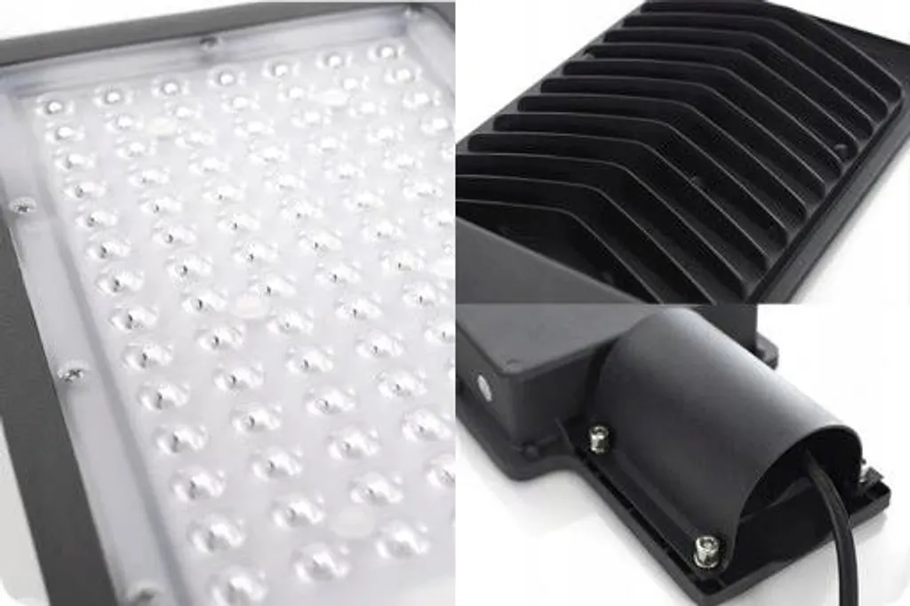 Solution éclairage puissant 200W pour zones sombres façade et mât
