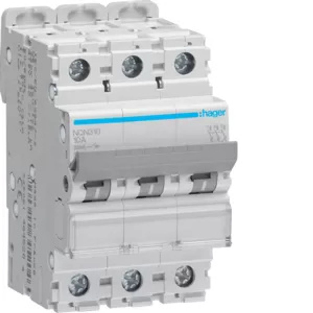 HAGER NQN310 Sicherungsautomat 3P 25kA B-10A 3M (NQN310)