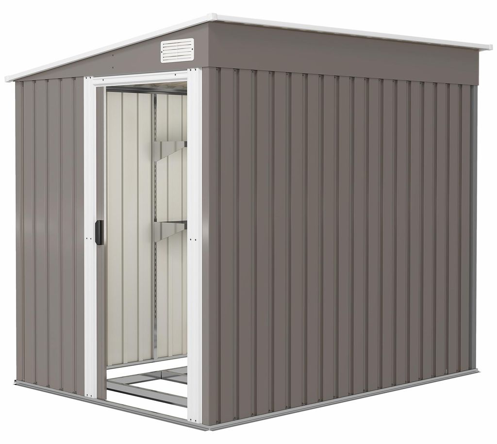 Outsunny, cobertizo de metal de 2,81 m², con dimensiones de Imagen del producto 