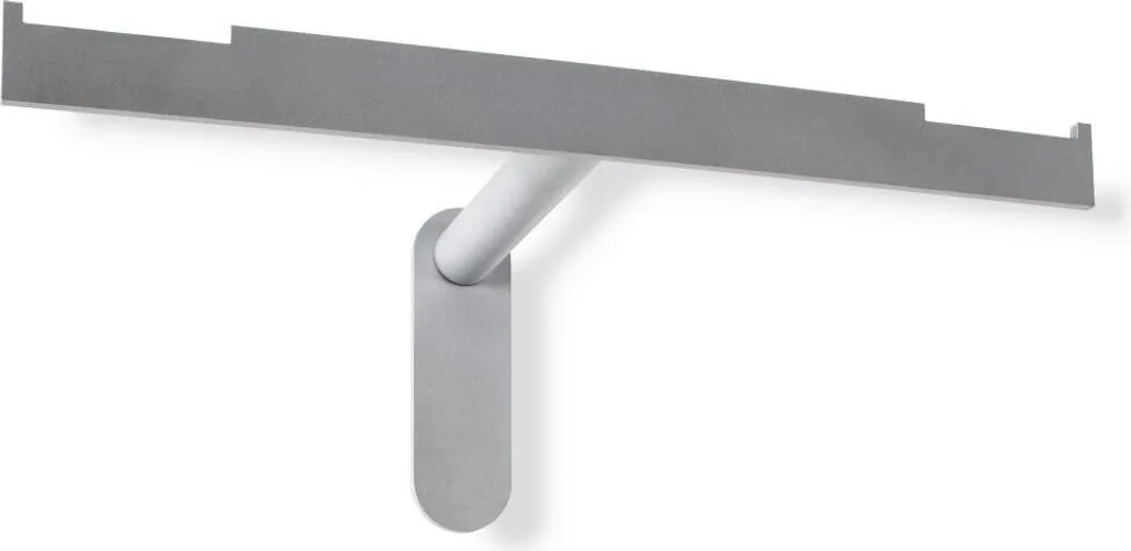 Fixation murale résistante 17,5 cm métal galvanisé et pose simplifiée
