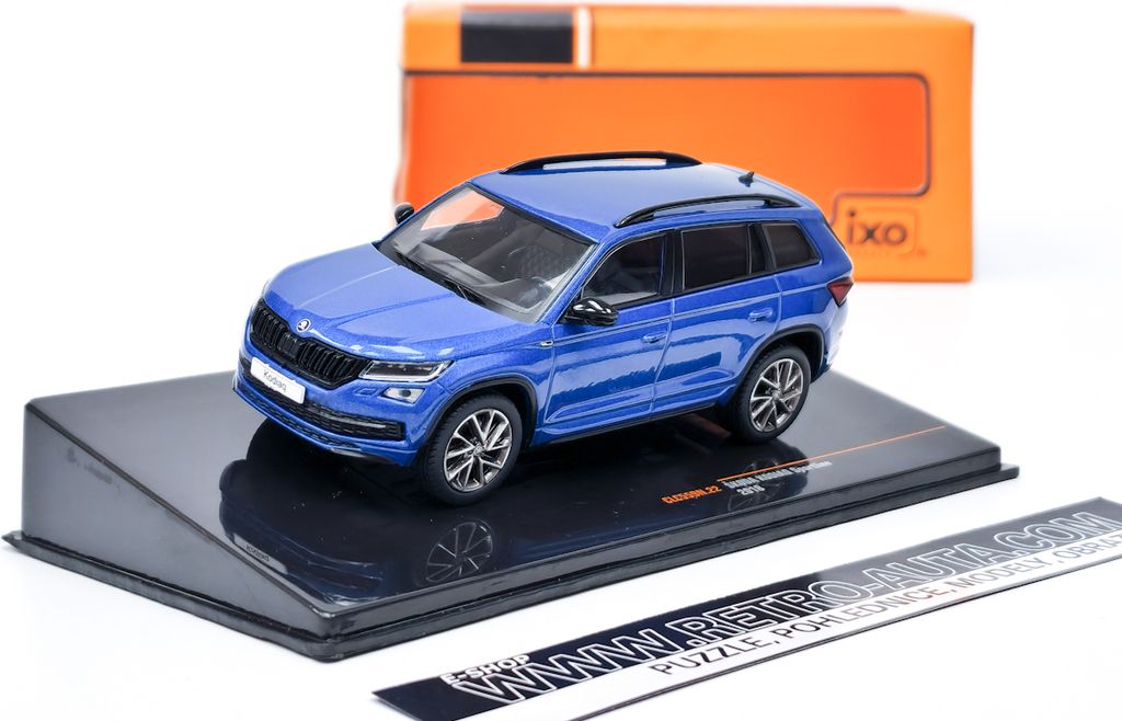 Ixo Models CLC559 Skoda Kodiaq Sportline 2018 blau metallic Produktbild 12