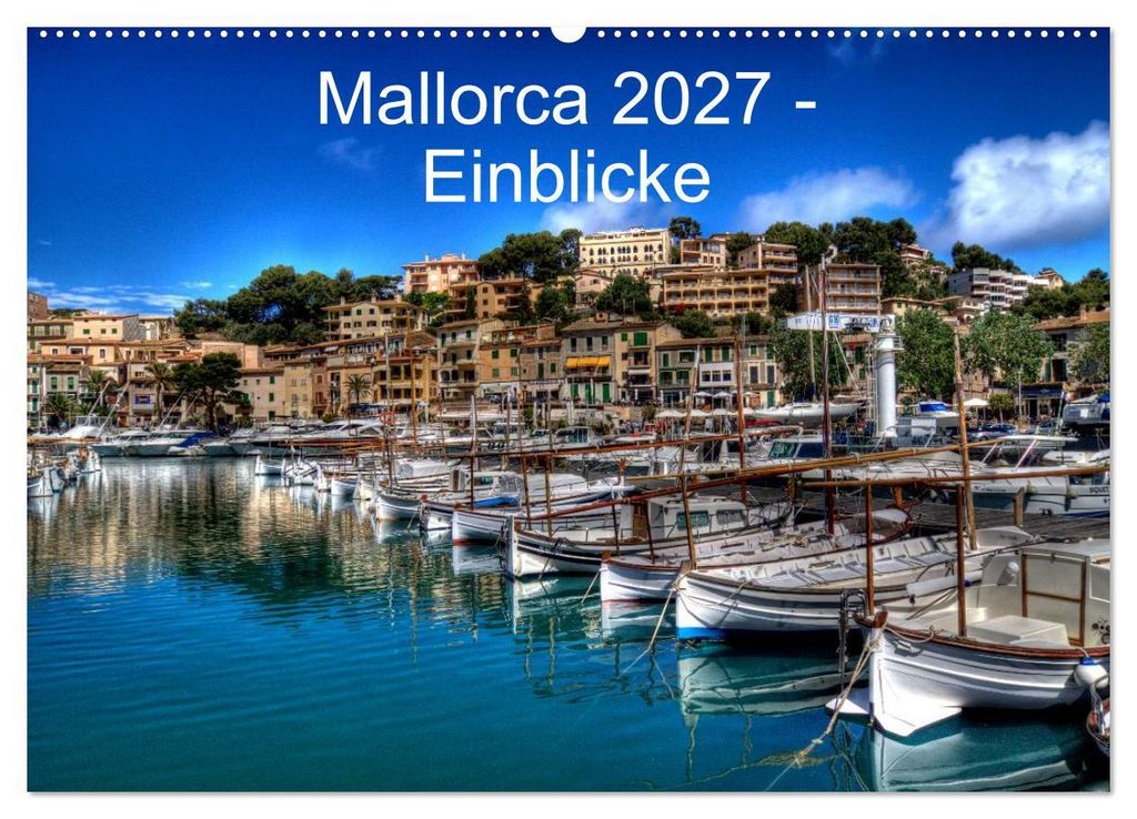 Mallorca 2027 - Einblicke (Wandkalender 2027 DIN A2 quer), CALVENDO Monatskalender