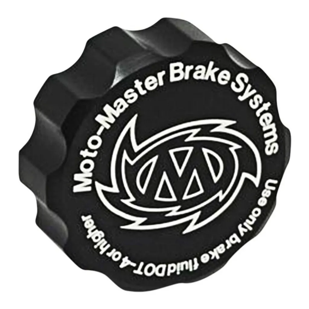 Bouchon de réservoir Moto-Master noir en aluminium CNC haute qualité
