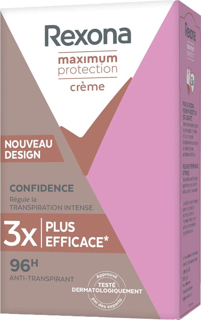 Rexona Deo Creme Körperpflege Maximum Protection Anti Transpirant 96 Stunden Schutz
