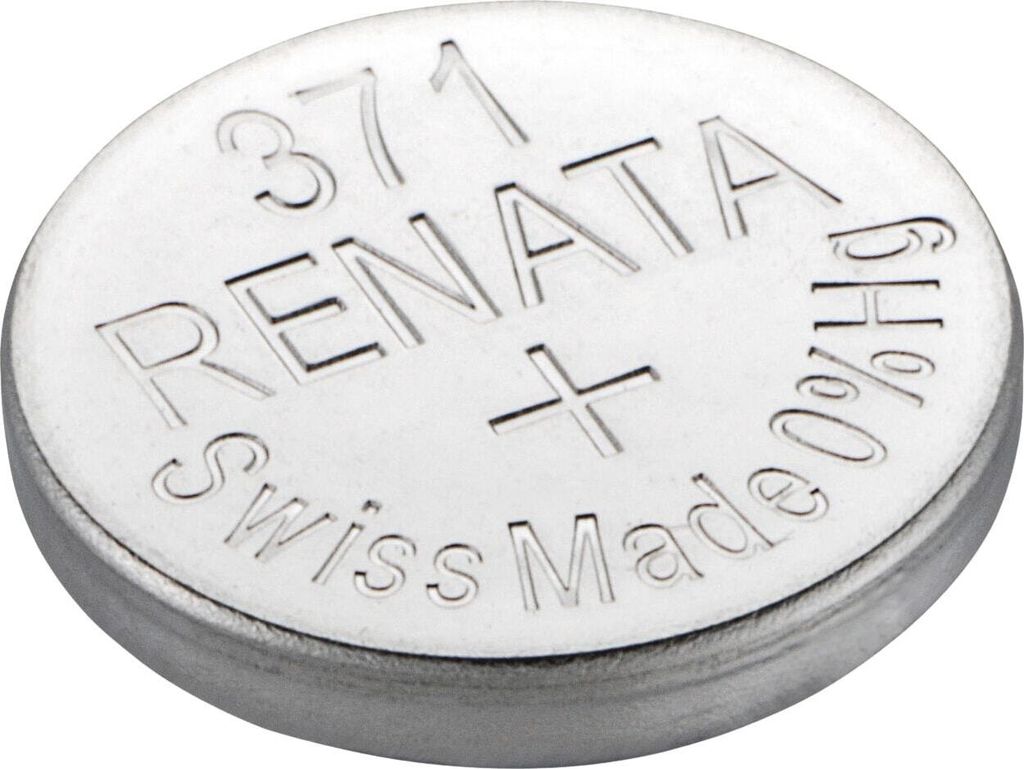 RENATA Knopfzelle 371, 35mAh, Silberoxid Produktbild 