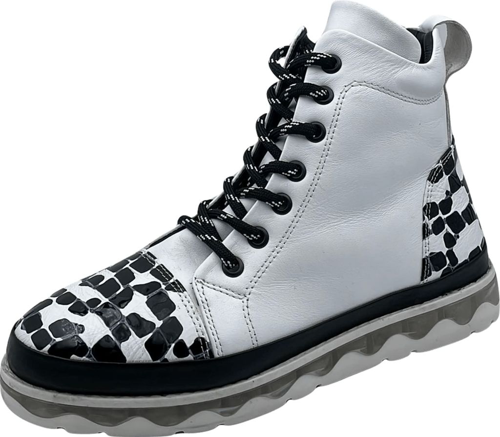 2GO Fashion Schnür-Stiefeletten für Damen in unifarben uni S24-0003646