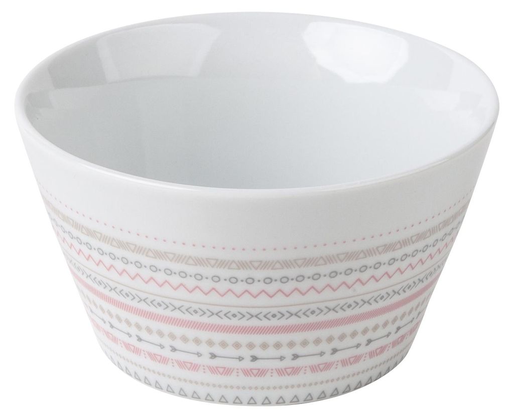 Porzellan Schale Serie Feather, Feder Totem Design, 13 cm Produktbild 