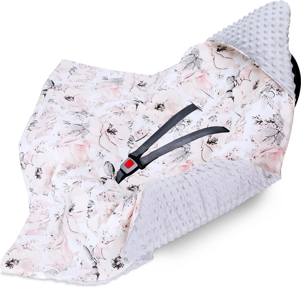 Kocyk do wózka 90x90cm - uniwersalny kocyk do fotelika Zdjęcie produktu 2