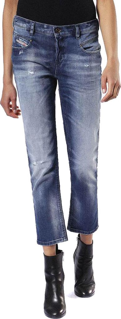 Diesel Belthy-Ankle 084DD Damen Jeans Hose Slim Straight