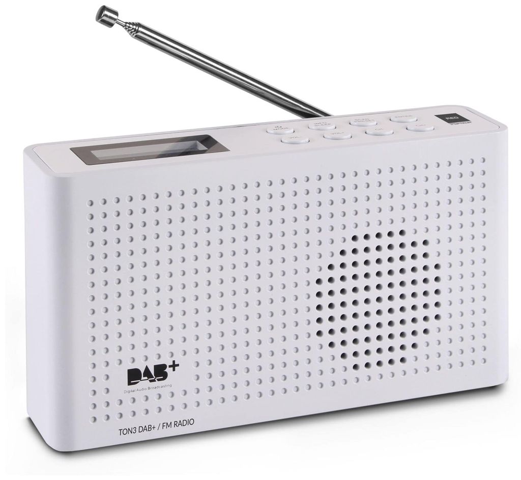 OPTICUM přenosné rádio DAB+/FM TON3 bílé Obrázek produktu 