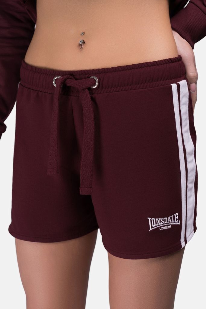 Dámske šortky CARLOWAY Oxblood/White S Lonsdale Obrázok produktu 